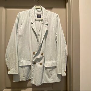 Abercrombie & Fitch White Blazer